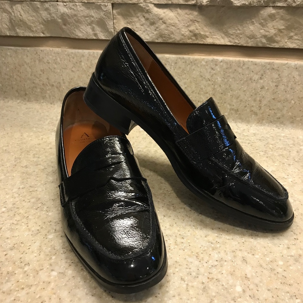 Women’s Aquatalia Sharon Naplak patent leather loafers